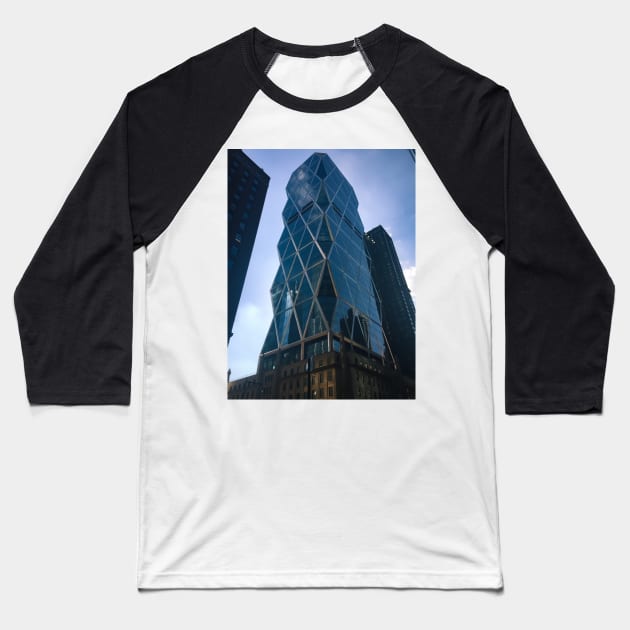 Hearst Tower, Manhattan, New York City Baseball T-Shirt by eleonoraingrid